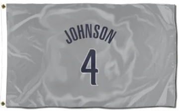AJ Johnson Washington Wizards  Flag (3 X 5) - Gray