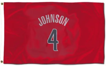 AJ Johnson Washington Wizards  Flag (3 X 5) - Red