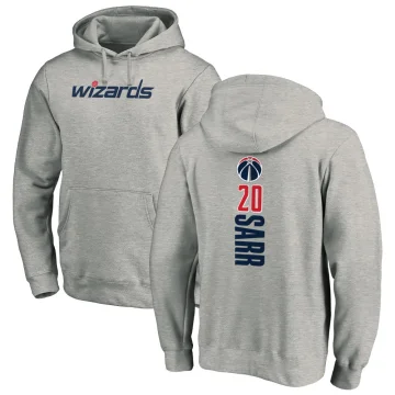 Alex Sarr Men's Washington Wizards Branded Ash Backer Pullover Hoodie