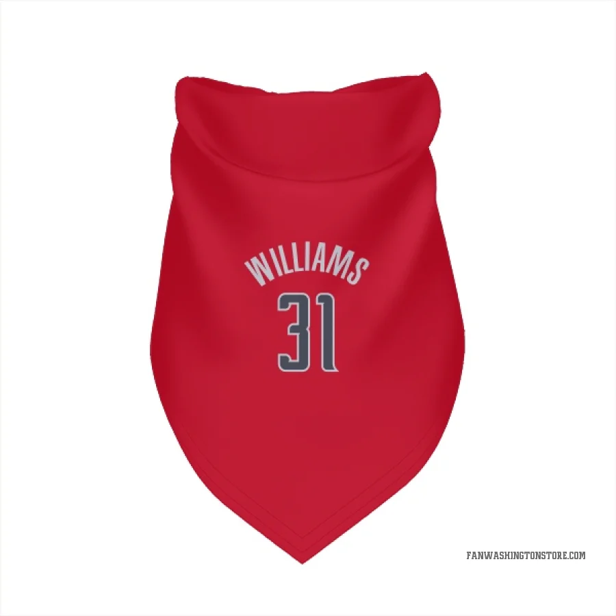 Alondes Williams Washington Wizards  Dog & Cat Pet Bandana - Red