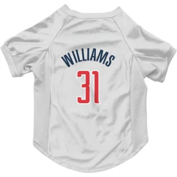 Alondes Williams Washington Wizards  Dog & Cat Pet Jersey - White