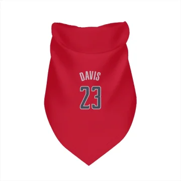 Anthony Davis Washington Wizards  Dog & Cat Pet Bandana - Red