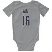 Anthony Gill Washington Wizards  Infant & Newborn Bodysuit  - Gray