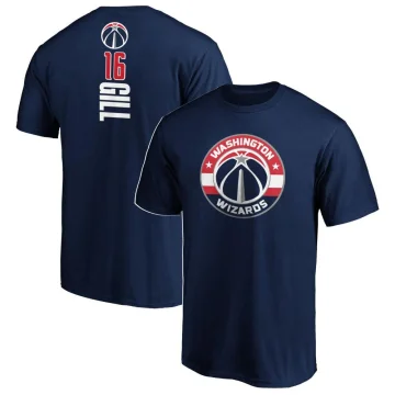 Anthony Gill Men's Washington Wizards Branded Backer T-Shirt Navy