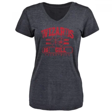 Anthony Gill Women's Washington Wizards Branded Baseline T-Shirt Navy