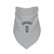 Bilal Coulibaly Washington Wizards  Dog & Cat Pet Bandana - Gray