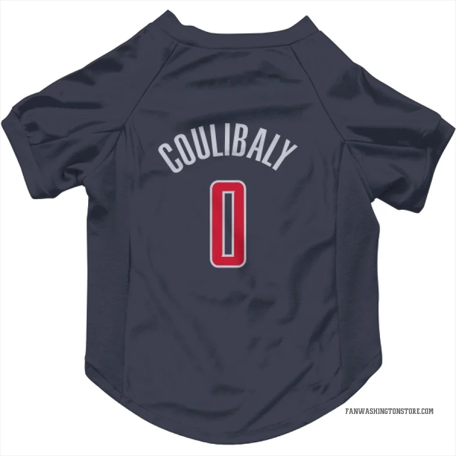 Bilal Coulibaly Washington Wizards  Dog & Cat Pet Jersey - Navy