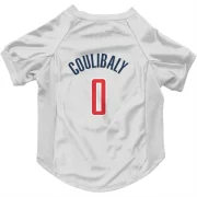 Bilal Coulibaly Washington Wizards  Dog & Cat Pet Jersey - White