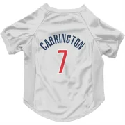 Bub Carrington Washington Wizards  Dog & Cat Pet Jersey - White