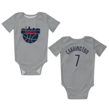 Bub Carrington Washington Wizards  Infant & Newborn Bodysuit - Gray