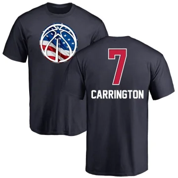 Bub Carrington Youth Washington Wizards Name and Number Banner Wave T-Shirt Navy