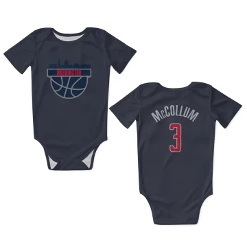 CJ McCollum Washington Wizards  Infant & Newborn Bodysuit - Navy