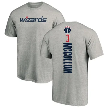 CJ McCollum Men's Washington Wizards Ash Backer T-Shirt