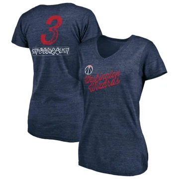 CJ McCollum Women's Washington Wizards Sideline V-Neck T-Shirt Navy