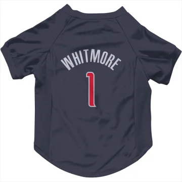 Cam Whitmore Washington Wizards  Dog & Cat Pet Jersey - Navy