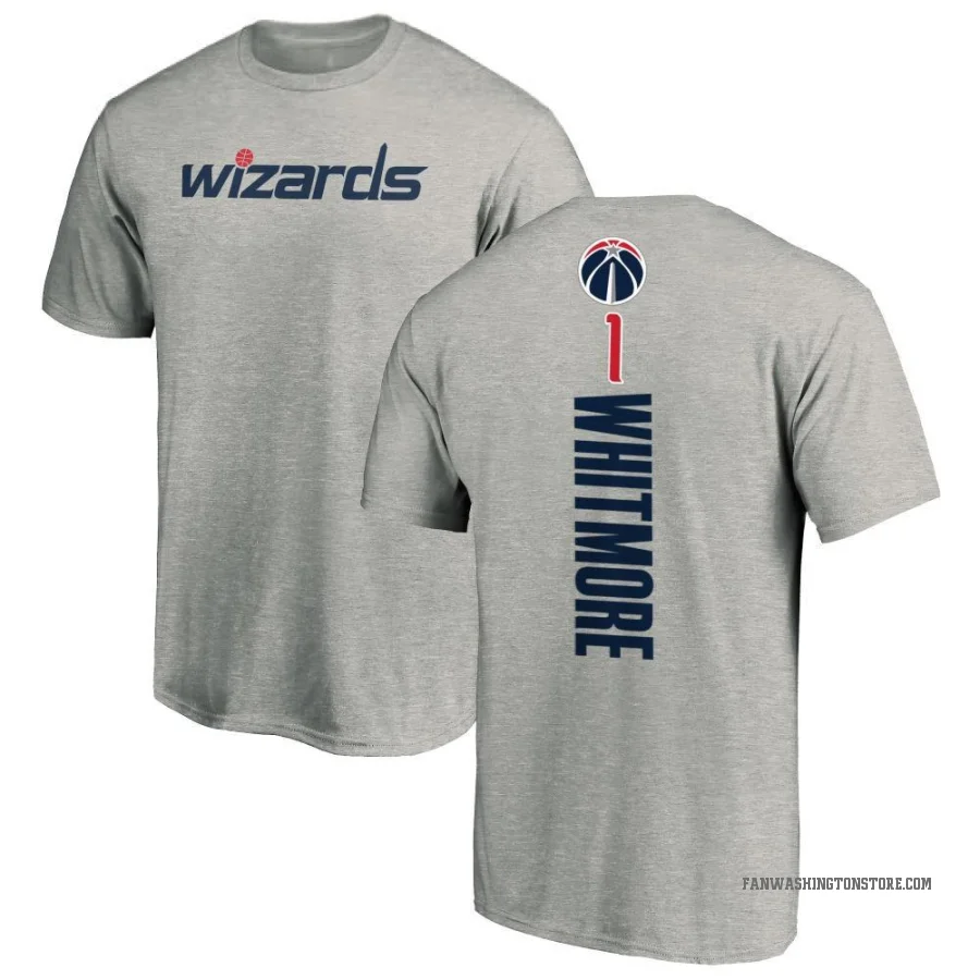 Cam Whitmore Men's Washington Wizards Ash Backer T-Shirt