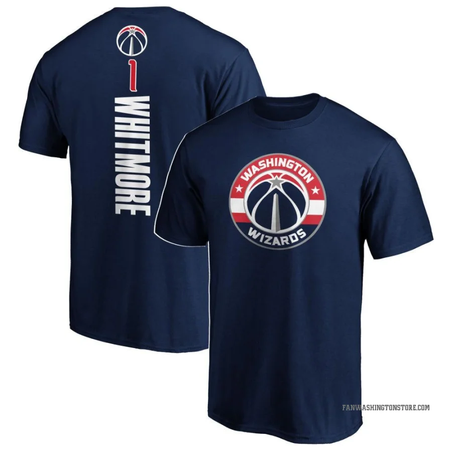 Cam Whitmore Men's Washington Wizards Backer T-Shirt Navy