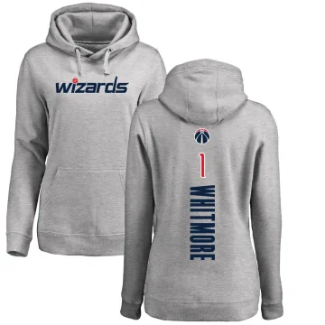 Cam Whitmore Women's Washington Wizards Branded Ash Backer Pullover Hoodie