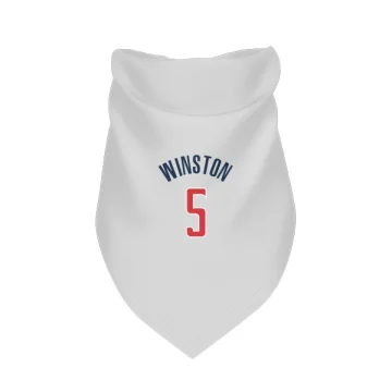 Cassius Winston Washington Wizards  Dog & Cat Pet Bandana - White