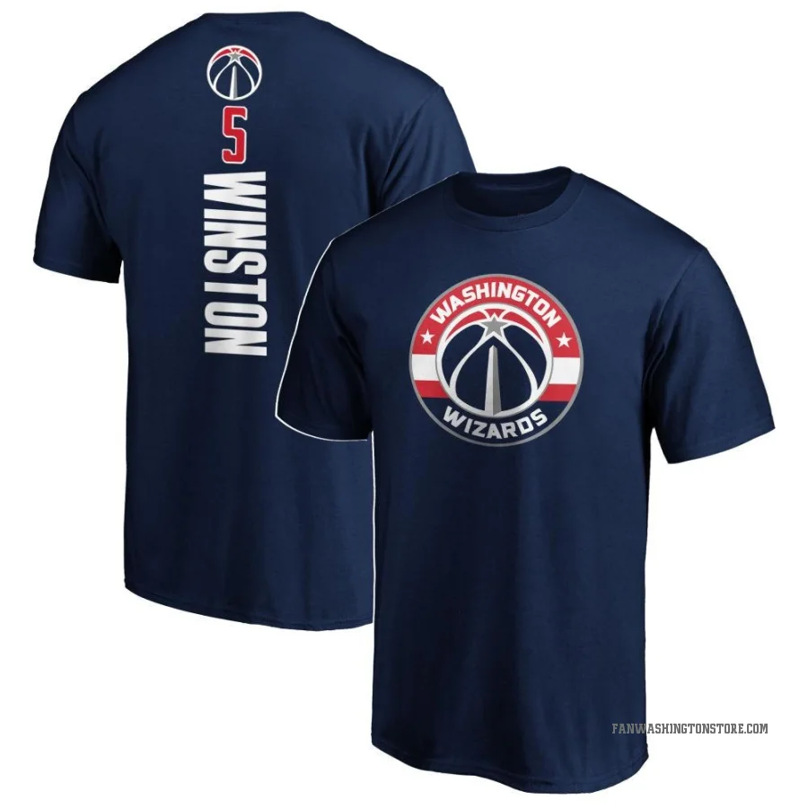 Cassius Winston Men's Washington Wizards Branded Backer T-Shirt Navy