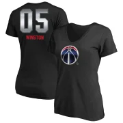 Cassius Winston Women's Washington Wizards Branded Midnight Mascot T-Shirt Black