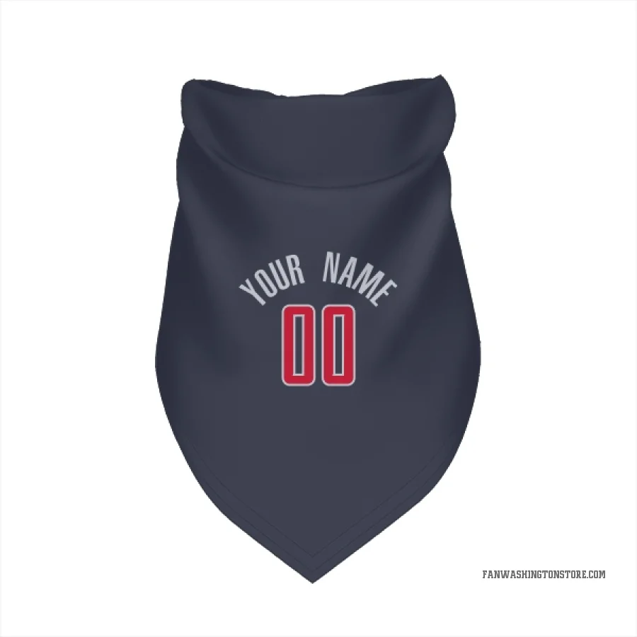 Custom Washington Wizards   Dog & Cat Pet Bandana - Navy