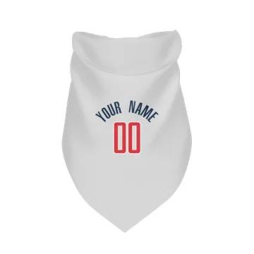 Custom Washington Wizards   Dog & Cat Pet Bandana - White