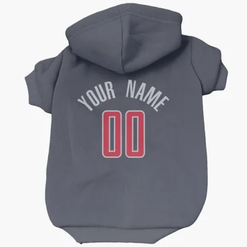 Custom Washington Wizards   Dog & Cat Pet Hoodie - Navy