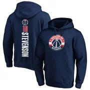 Erik Stevenson Youth Washington Wizards Branded Backer Pullover Hoodie Navy