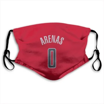 Gilbert Arenas Washington Wizards  Face Mask - Red