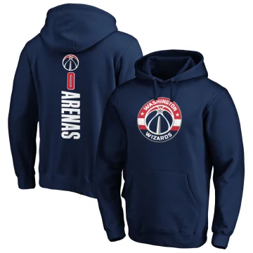 Gilbert Arenas Men's Washington Wizards Branded Backer Pullover Hoodie Navy