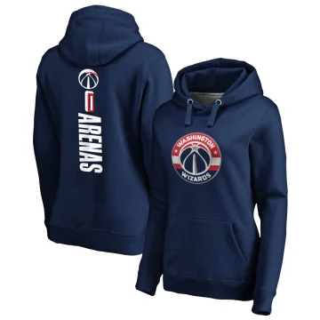 Gilbert Arenas Women's Washington Wizards Branded Backer Pullover Hoodie Navy