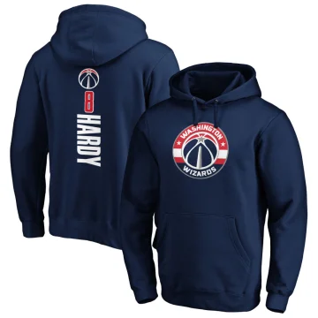 Jaden Hardy Men's Washington Wizards Branded Backer Pullover Hoodie Navy