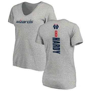Jaden Hardy Women's Washington Wizards Ash Backer T-Shirt