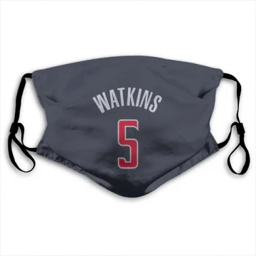 Jamir Watkins Washington Wizards  Face Mask - Navy