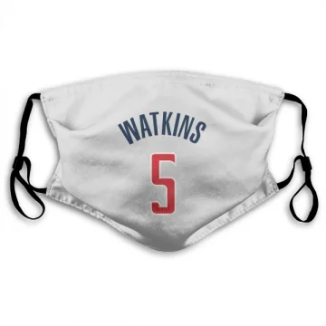 Jamir Watkins Washington Wizards  Face Mask - White