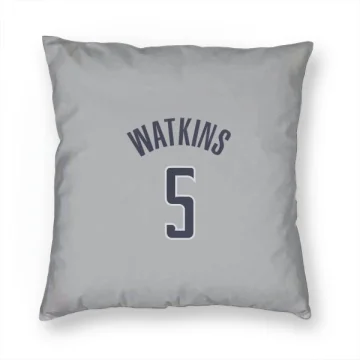 Jamir Watkins Washington Wizards  Pillow Cover (18 X 18) - Gray
