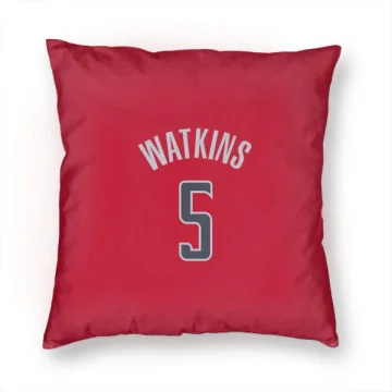 Jamir Watkins Washington Wizards  Pillow Cover (18 X 18) - Red