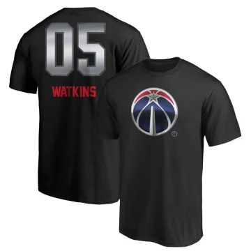 Jamir Watkins Youth Washington Wizards Midnight Mascot T-Shirt Black