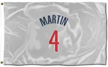 Jaylen Martin Washington Wizards  Flag (3 X 5) - White