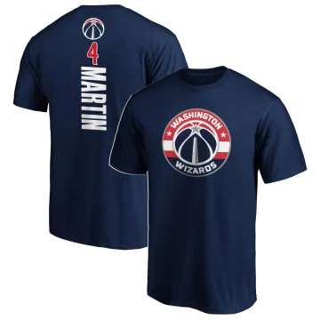Jaylen Martin Men's Washington Wizards Backer T-Shirt Navy