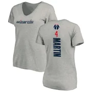 Jaylen Martin Women's Washington Wizards Ash Backer T-Shirt