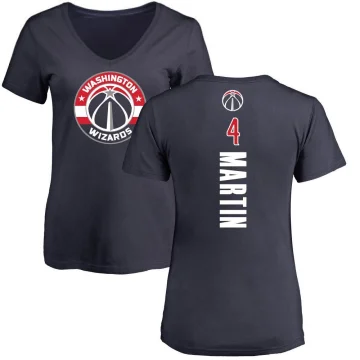 Jaylen Martin Women's Washington Wizards Backer T-Shirt Navy