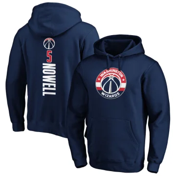 Jaylen Nowell Men's Washington Wizards Branded Backer Pullover Hoodie Navy