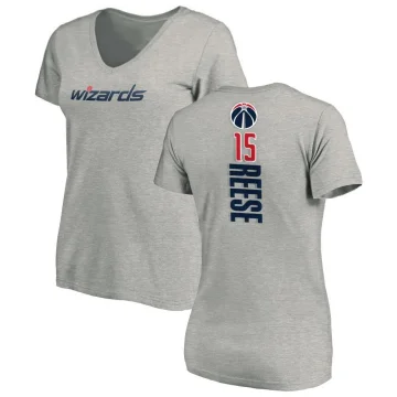 Julian Reese Women's Washington Wizards Ash Backer T-Shirt