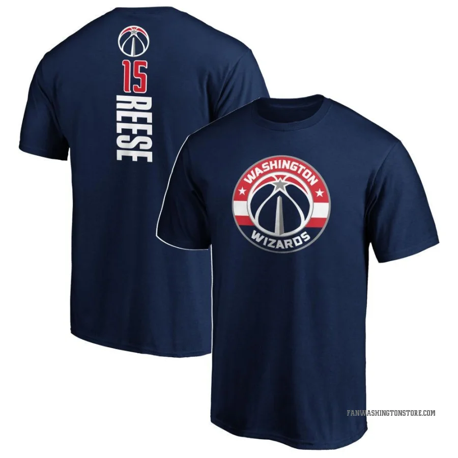 Julian Reese Youth Washington Wizards Backer T-Shirt Navy