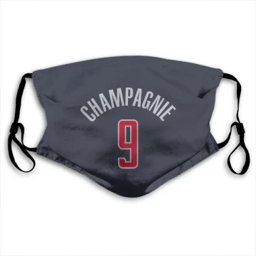 Justin Champagnie Washington Wizards  Face Mask - Navy
