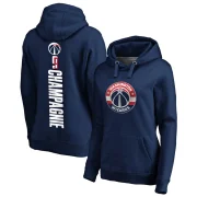 Justin Champagnie Women's Washington Wizards Branded Backer Pullover Hoodie Navy
