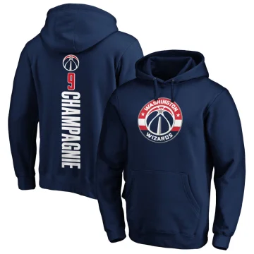 Justin Champagnie Youth Washington Wizards Branded Backer Pullover Hoodie Navy