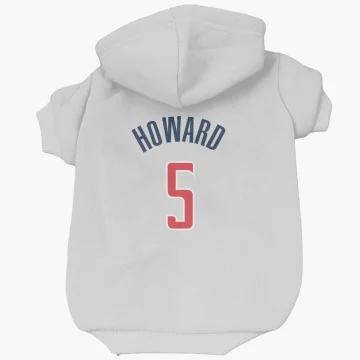 Juwan Howard Washington Wizards  Dog & Cat Pet Hoodie - White